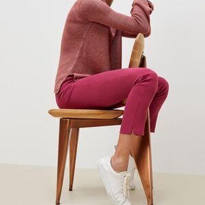 MM LaFleur Marais Everstretch Pant Pink High-Waist Cropped Size 8